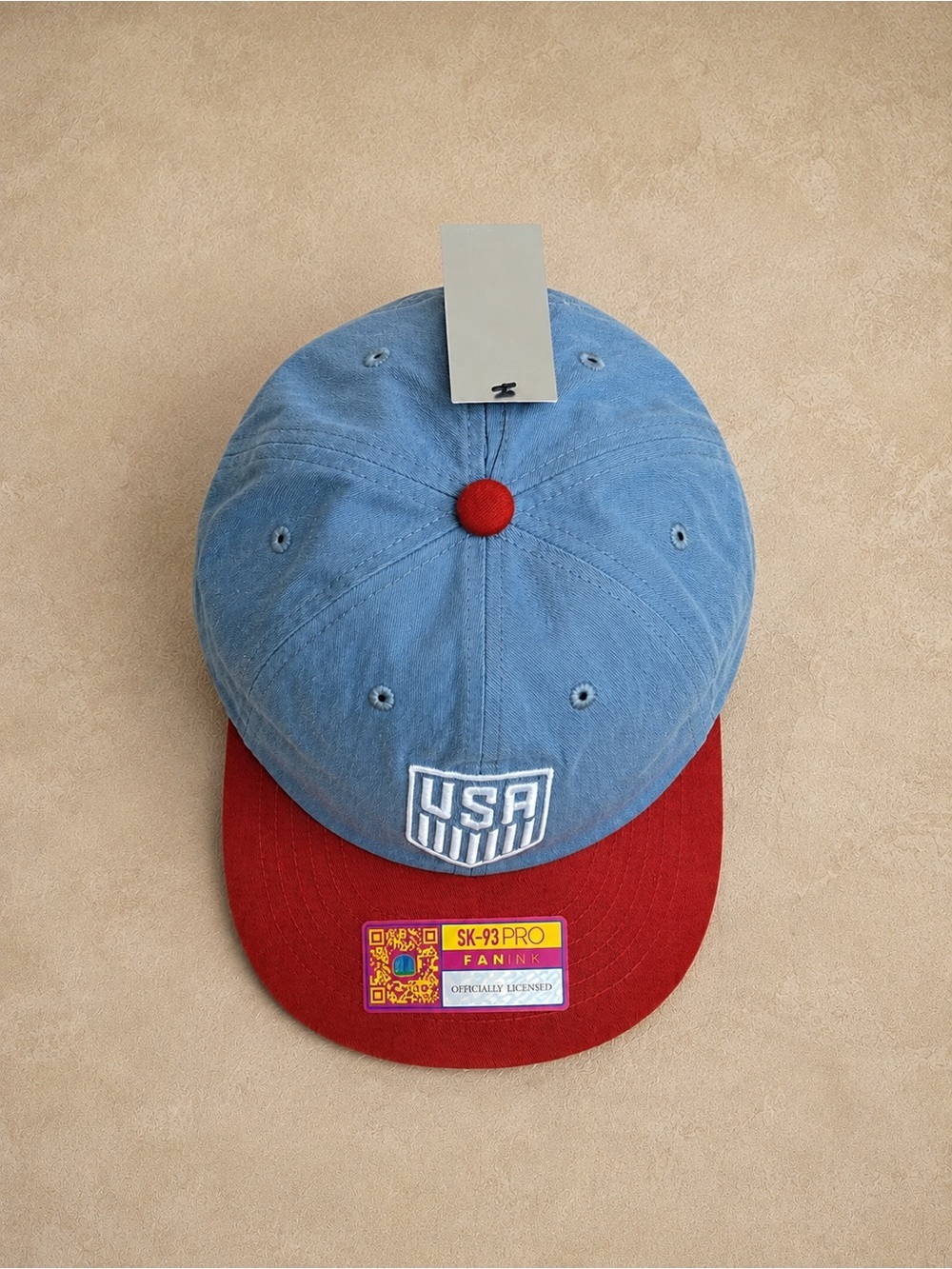FANINK USA Soccer Snapback Hat Blue Red Vintage 1913 New With Tags - Picture 5 of 10